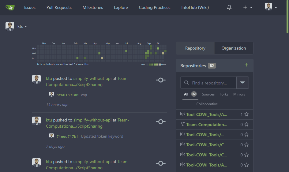 Create Gitea Repository